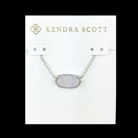 NEW Kendra Scott Elisa Silver Pendant Necklace - Picture 2 of 8